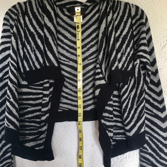 Rue 21 Tiger Stripe Crop Sweater - Picture 3 of 4